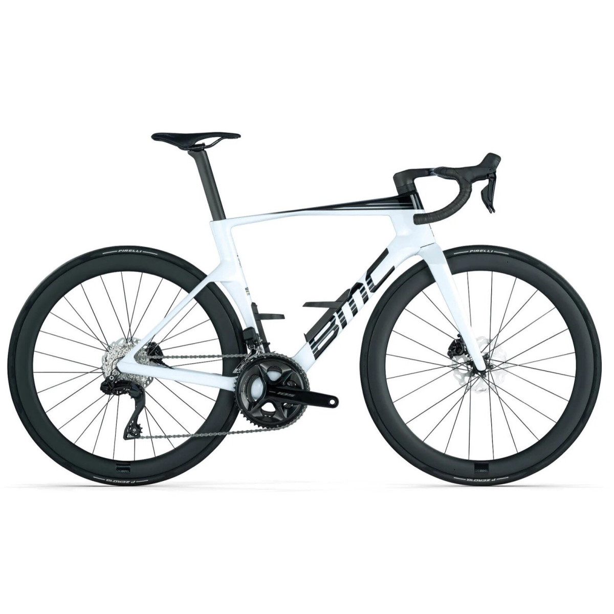 BMC Teammachine R 01 Five Road Bike | Cool White - Black | Velonova ®